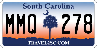 SC license plate MMQ278