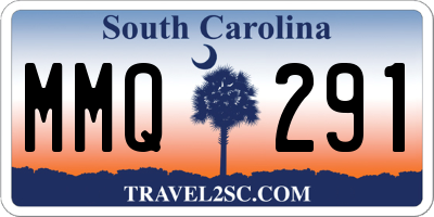 SC license plate MMQ291