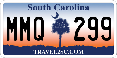SC license plate MMQ299