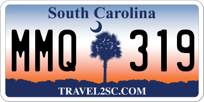 SC license plate MMQ319