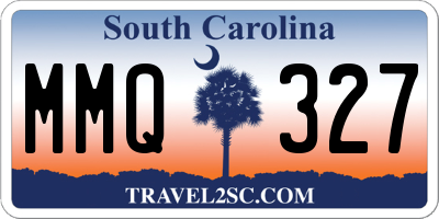 SC license plate MMQ327