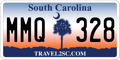 SC license plate MMQ328