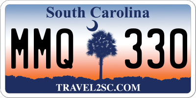 SC license plate MMQ330