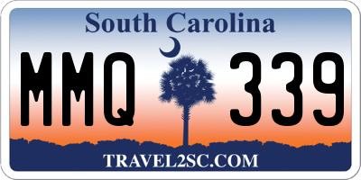 SC license plate MMQ339