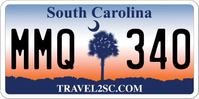 SC license plate MMQ340