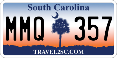 SC license plate MMQ357