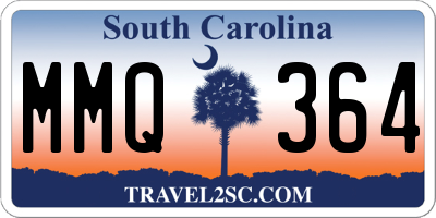 SC license plate MMQ364