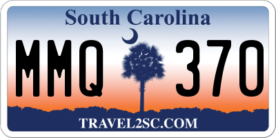 SC license plate MMQ370