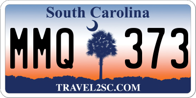 SC license plate MMQ373