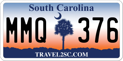 SC license plate MMQ376