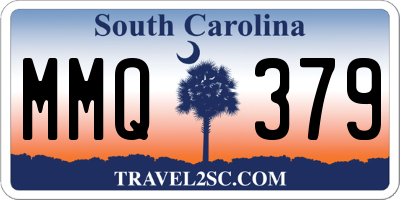 SC license plate MMQ379