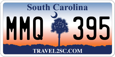 SC license plate MMQ395