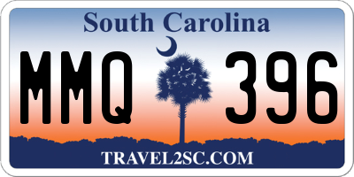 SC license plate MMQ396