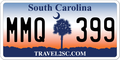 SC license plate MMQ399