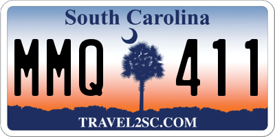 SC license plate MMQ411