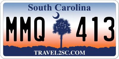 SC license plate MMQ413