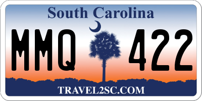 SC license plate MMQ422