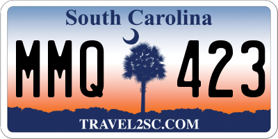 SC license plate MMQ423