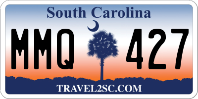 SC license plate MMQ427