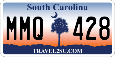 SC license plate MMQ428