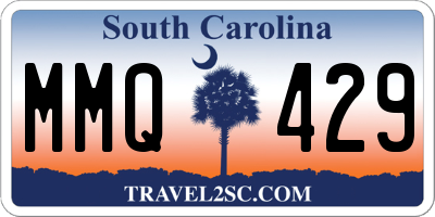 SC license plate MMQ429