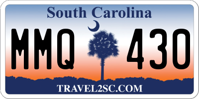 SC license plate MMQ430