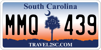 SC license plate MMQ439