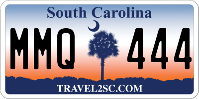 SC license plate MMQ444