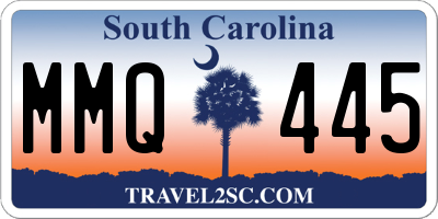 SC license plate MMQ445