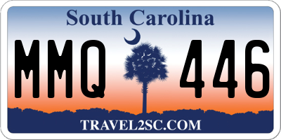 SC license plate MMQ446