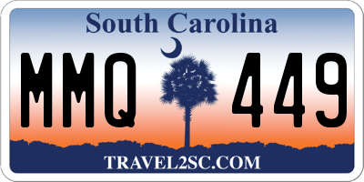 SC license plate MMQ449