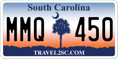 SC license plate MMQ450