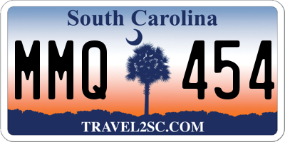 SC license plate MMQ454