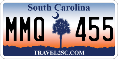 SC license plate MMQ455