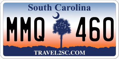 SC license plate MMQ460