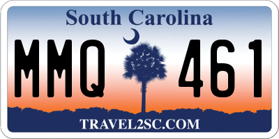 SC license plate MMQ461