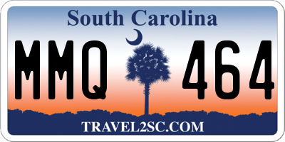 SC license plate MMQ464