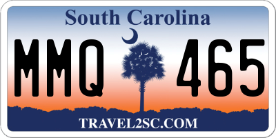 SC license plate MMQ465