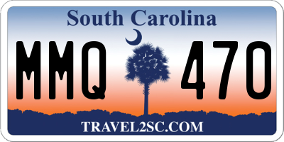 SC license plate MMQ470