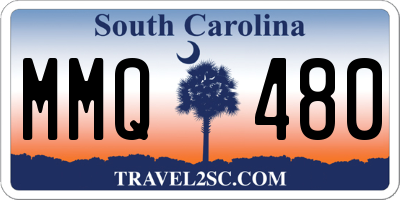 SC license plate MMQ480