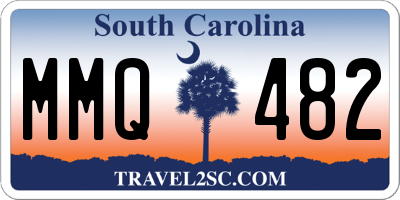 SC license plate MMQ482