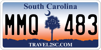 SC license plate MMQ483