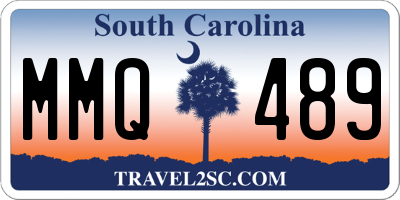 SC license plate MMQ489