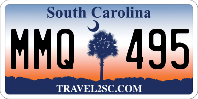 SC license plate MMQ495