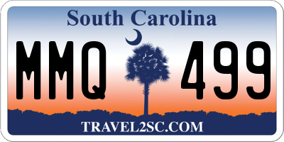 SC license plate MMQ499