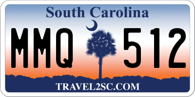 SC license plate MMQ512