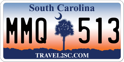 SC license plate MMQ513