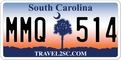 SC license plate MMQ514
