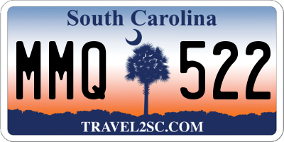 SC license plate MMQ522