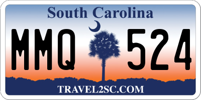 SC license plate MMQ524